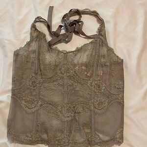 Victoria's Secret Beige Lace Detail